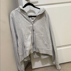 Lululemon Grey Zip-Up Hoodie